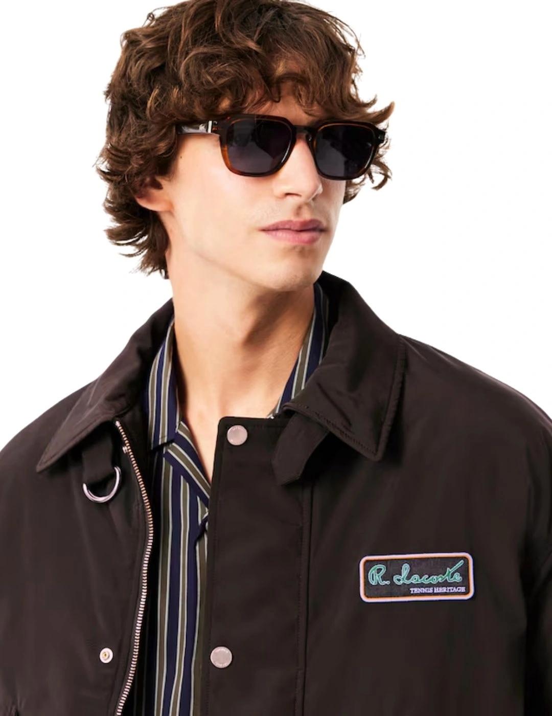 Lacoste Cazadora de aviador con insignia hidrófuga