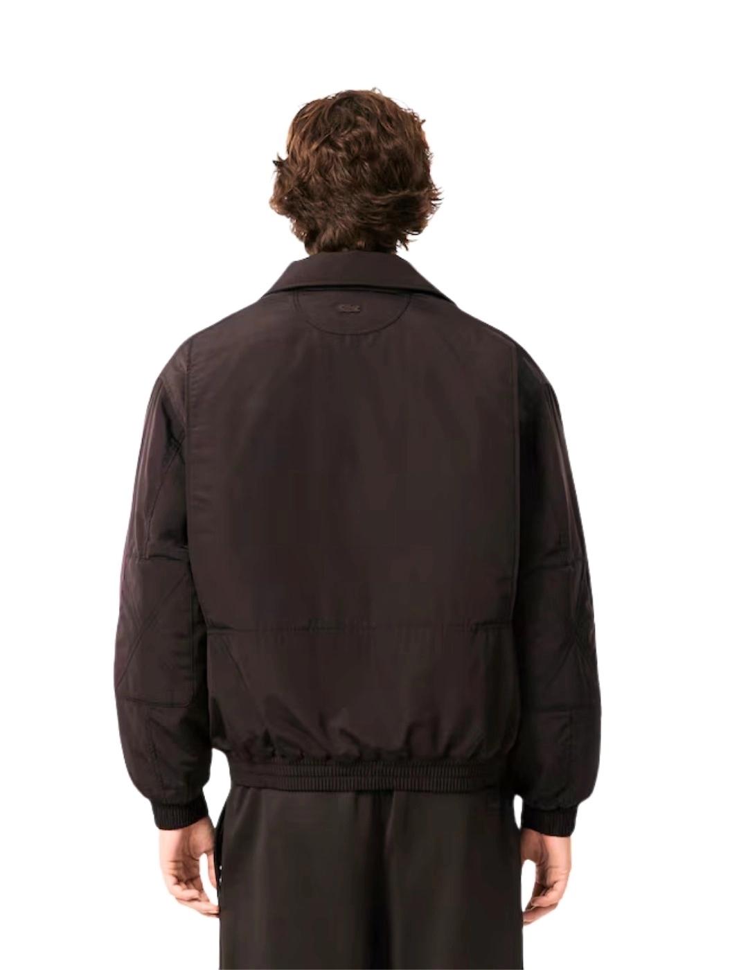 Lacoste Cazadora de aviador con insignia hidrófuga