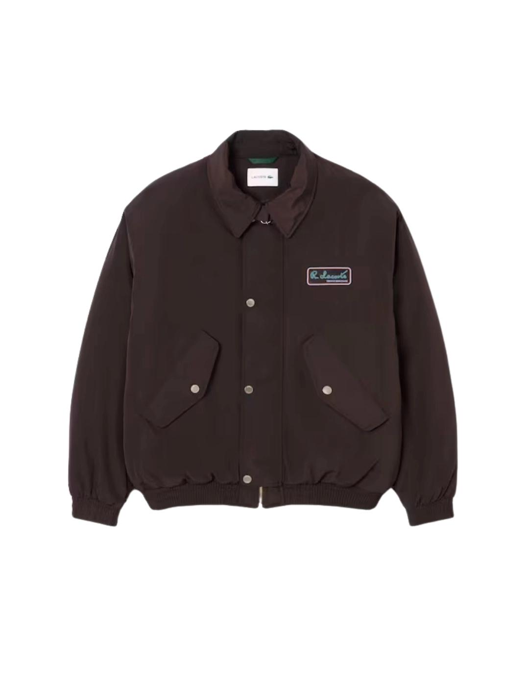 Lacoste Cazadora de aviador con insignia hidrófuga