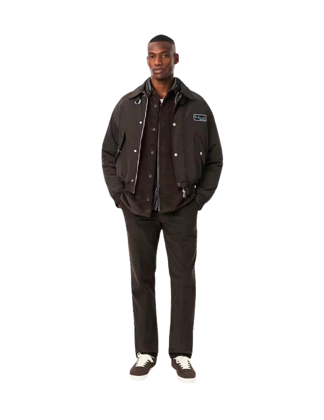 Lacoste Sobrecamisa de pana oversized Marrón