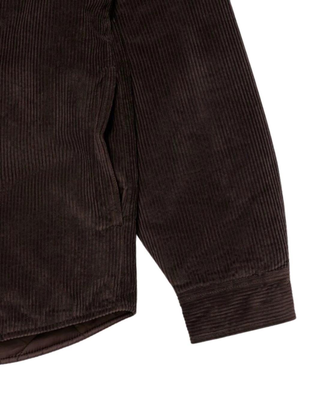 Lacoste Sobrecamisa de pana oversized Marrón