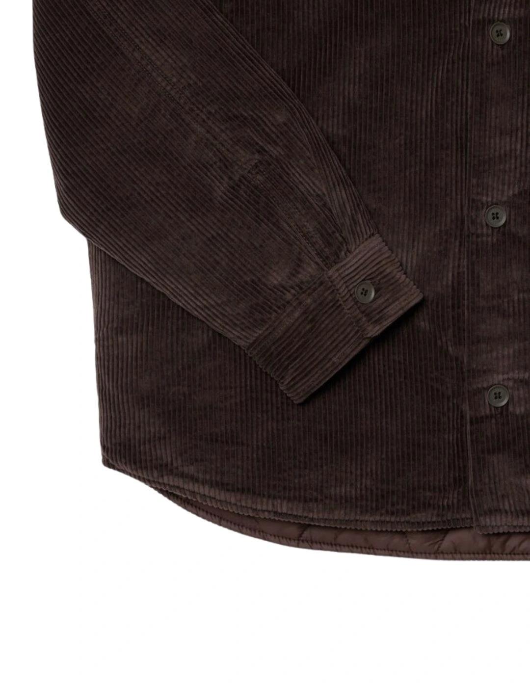 Lacoste Sobrecamisa de pana oversized Marrón