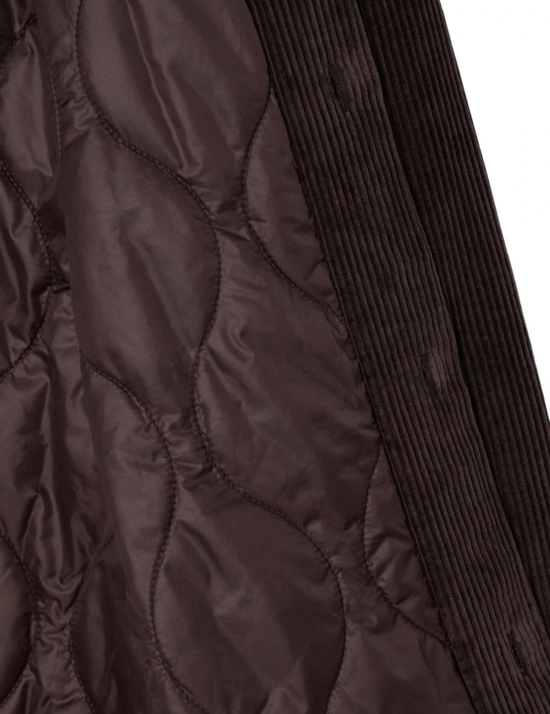 Lacoste Sobrecamisa de pana oversized Marrón