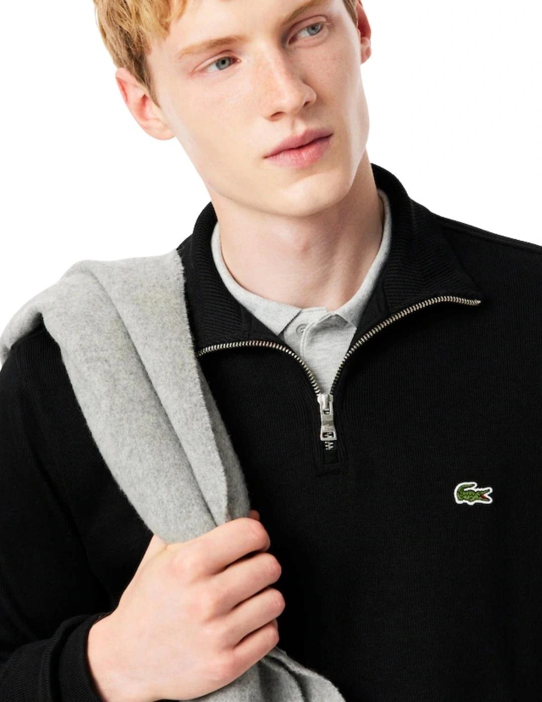 Lacoste Sudadera cuello alto y cremallera Negra