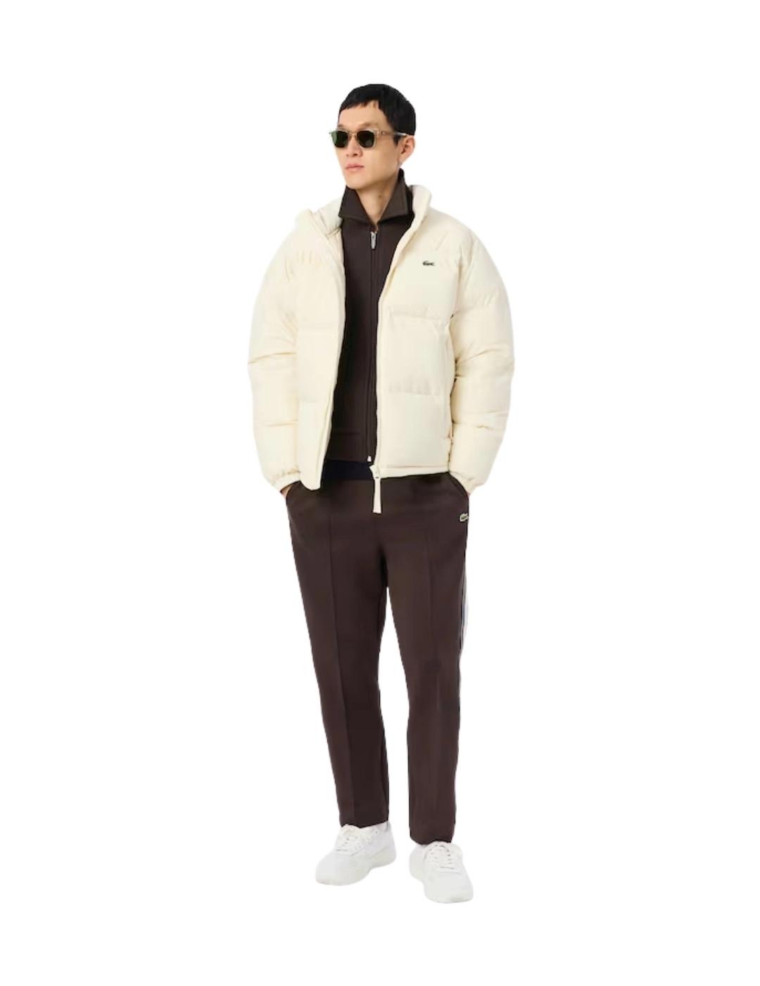 Lacoste Sudadera con cremallera fancesa Marrón