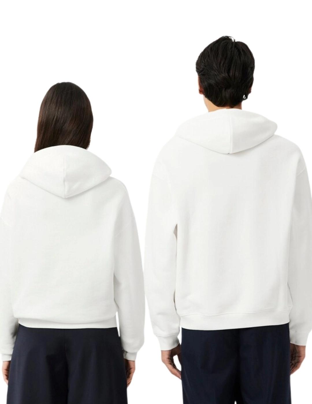 Lacoste Sudadera con capucha de felpa gruesa