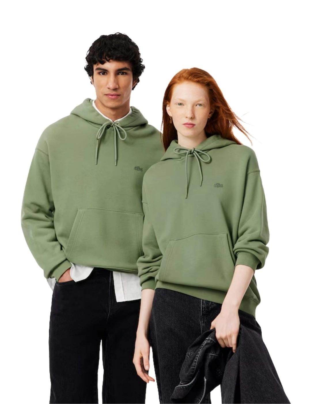 Lacoste Sudadera con capucha de felpa gruesa