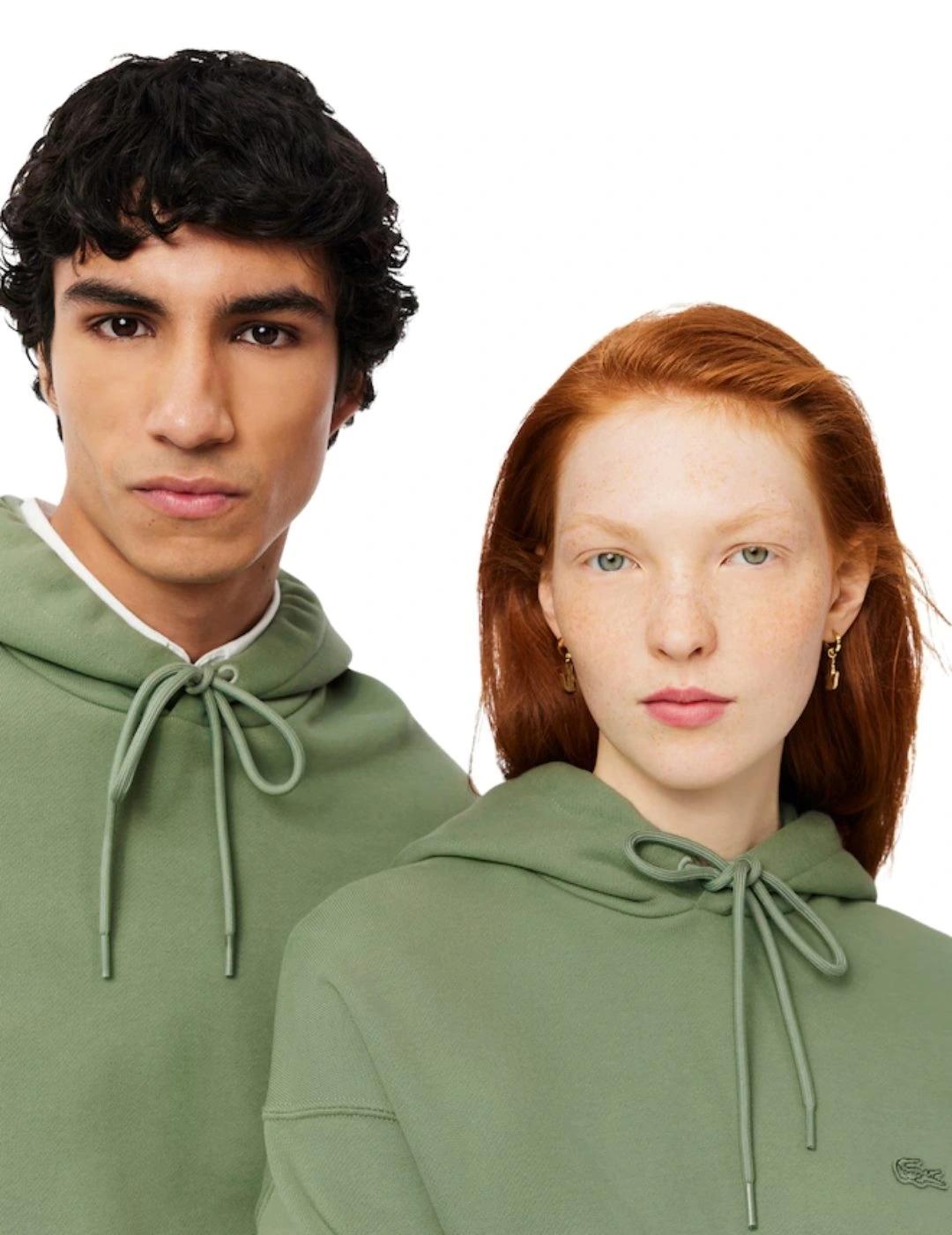 Lacoste Sudadera con capucha de felpa gruesa