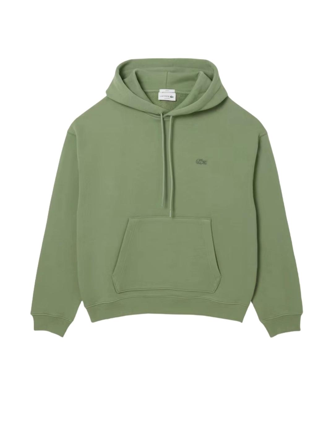 Lacoste Sudadera con capucha de felpa gruesa