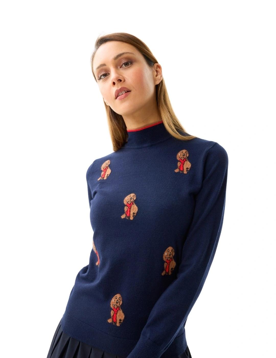 Leo & Ugo Jersey azul marino perros