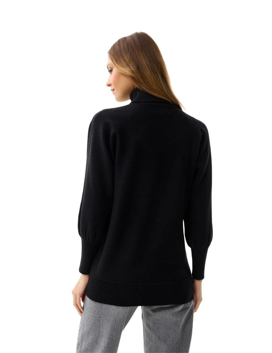 Leo & Ugo Jersey negro franja blanca