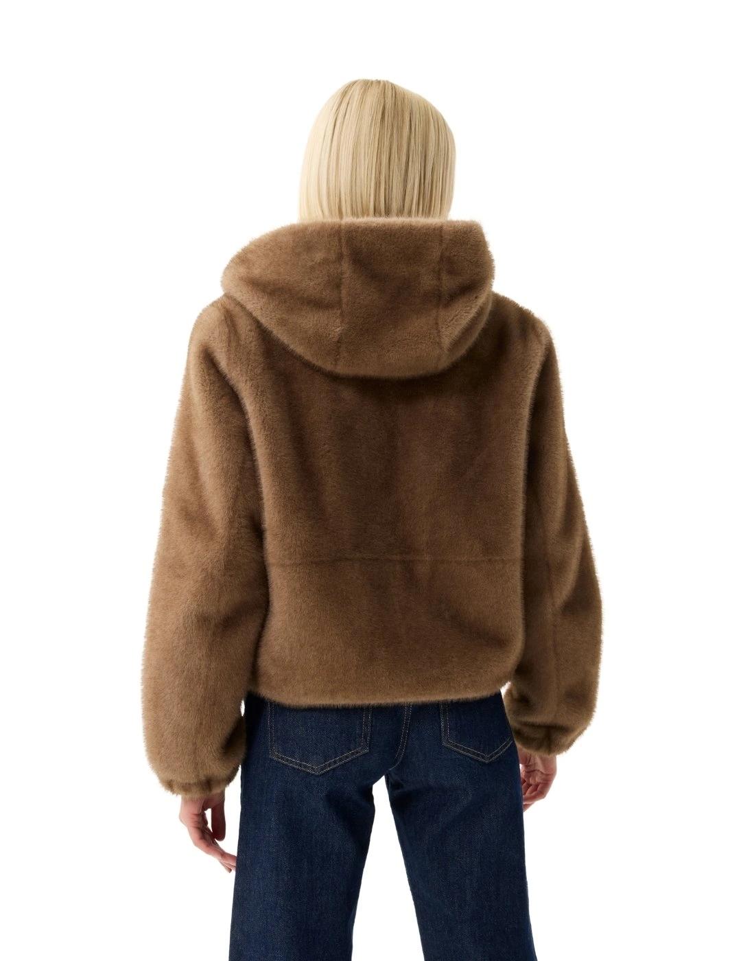 Leo & Ugo Chaqueta de pelo camel