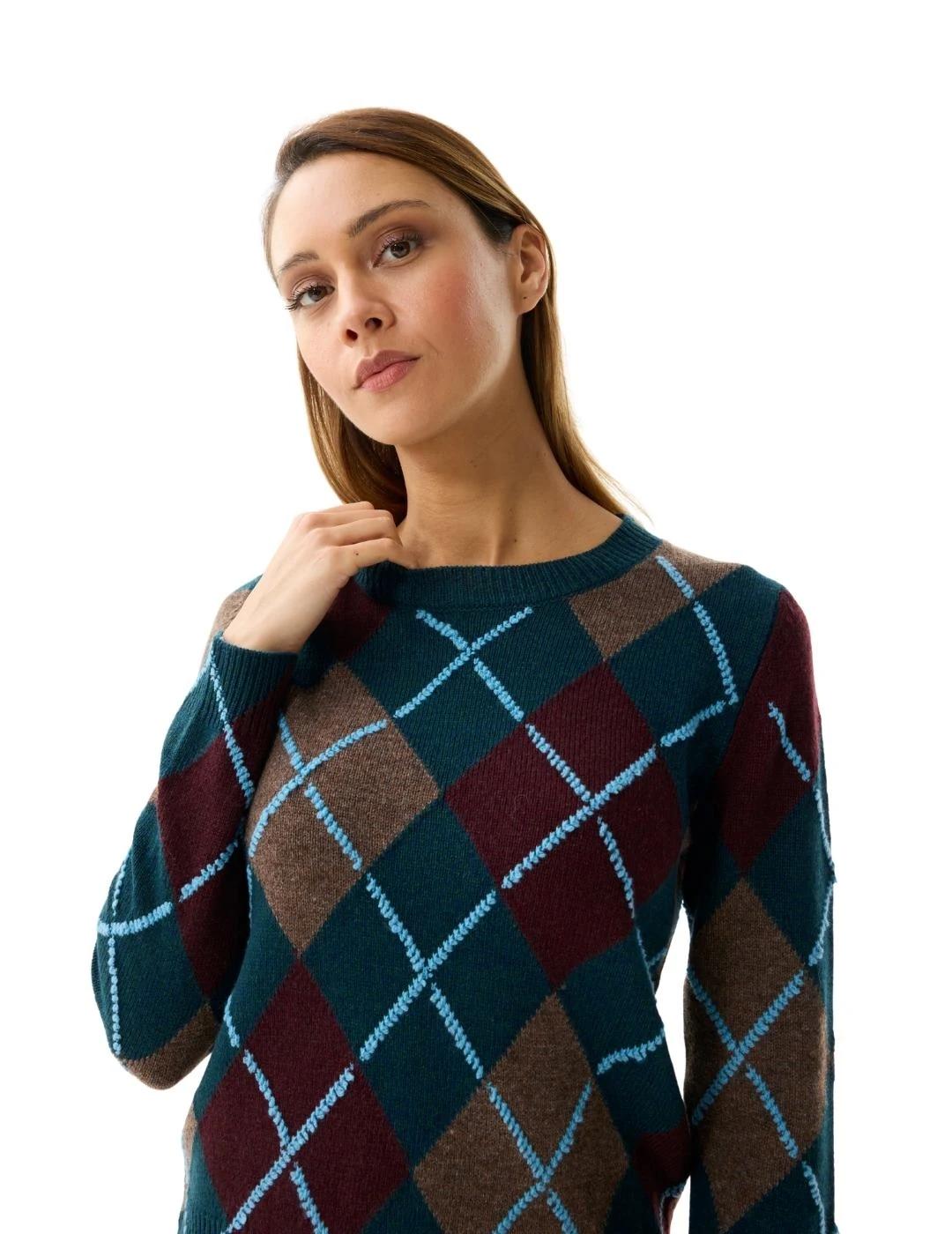 Leo & Ugo Jersey rombos multicolor