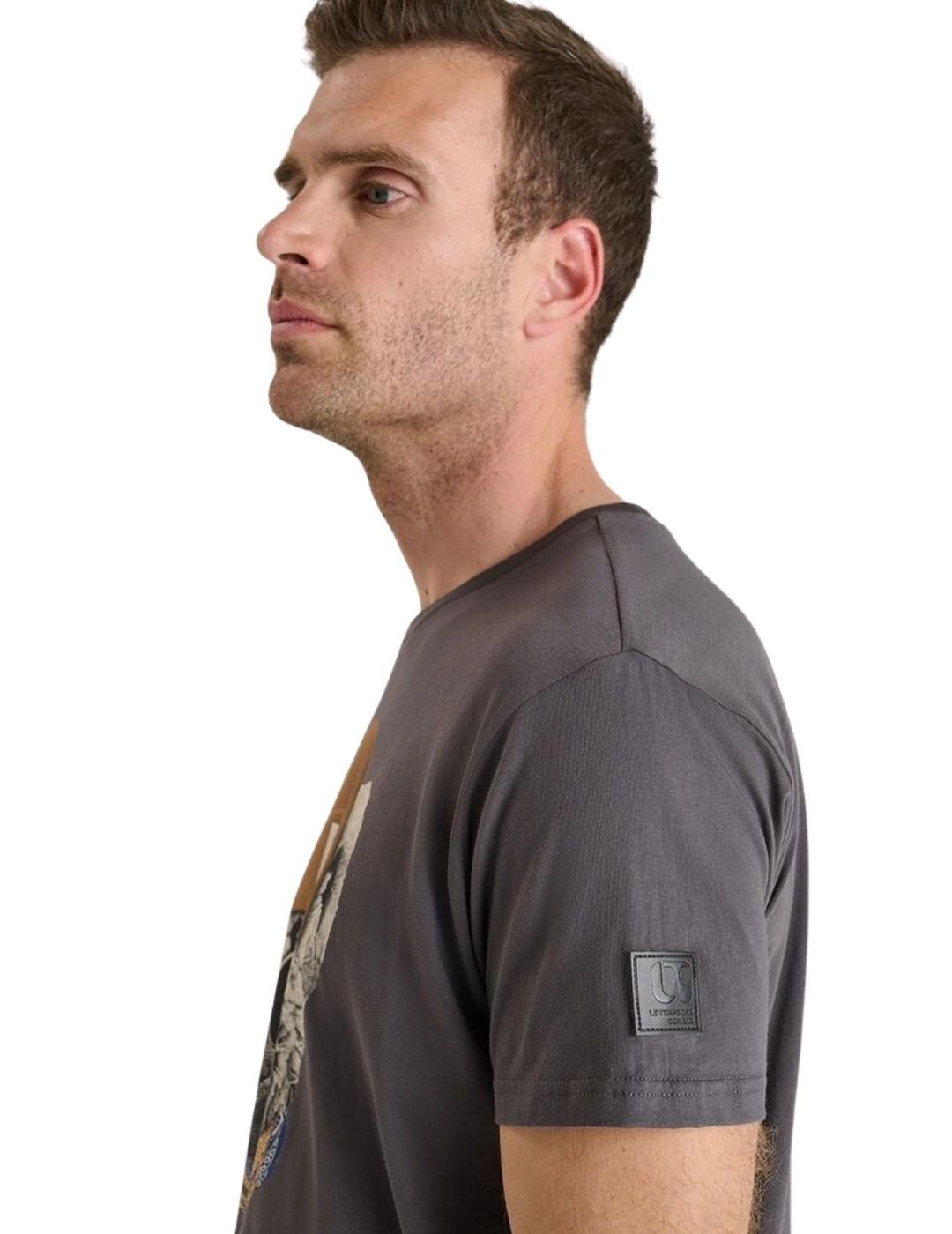 Le Temps Des Cerises Camiseta Astor Gris