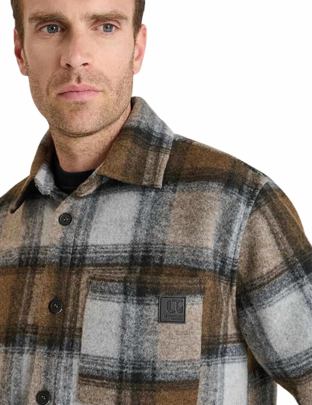 Le Temps Des Cerises Sobrecamisa Pigan Marrón