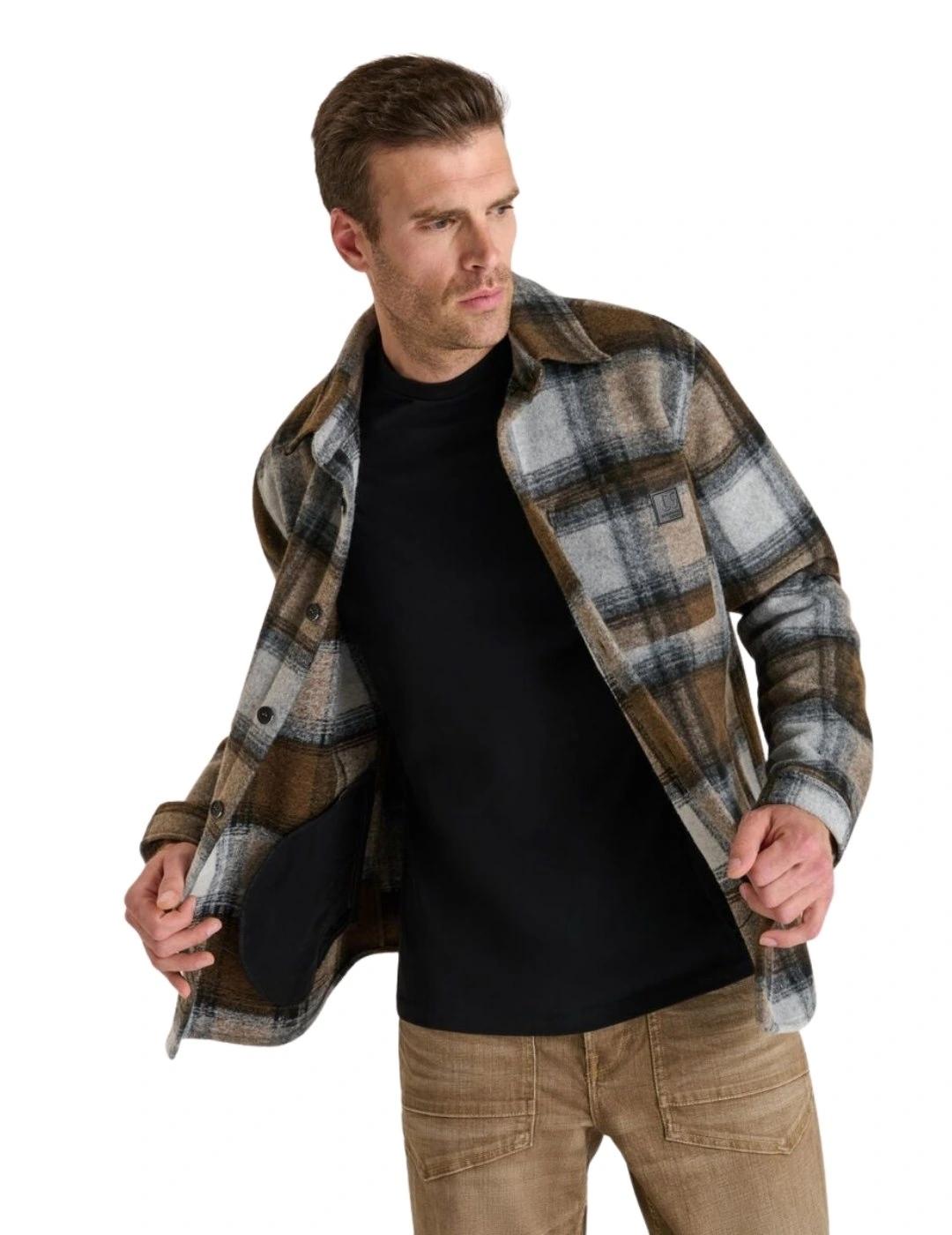 Le Temps Des Cerises Sobrecamisa Pigan Marrón