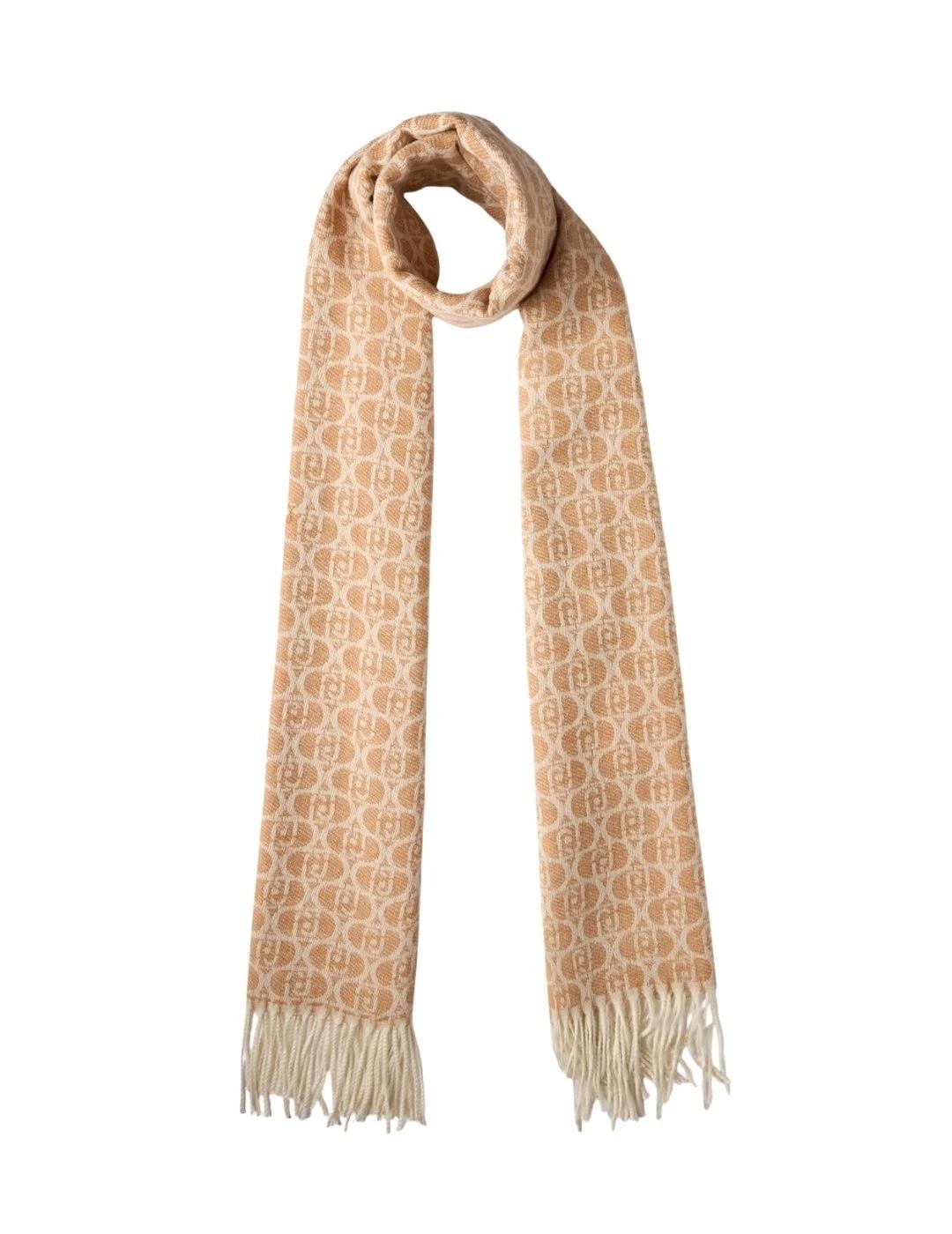 Liujo Pañuelo Beige Logo