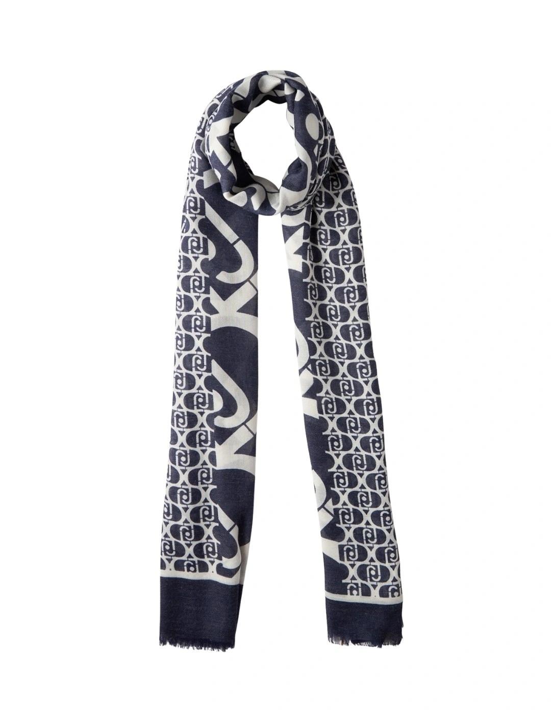 Liujo Pañuelo Azul denim Logo