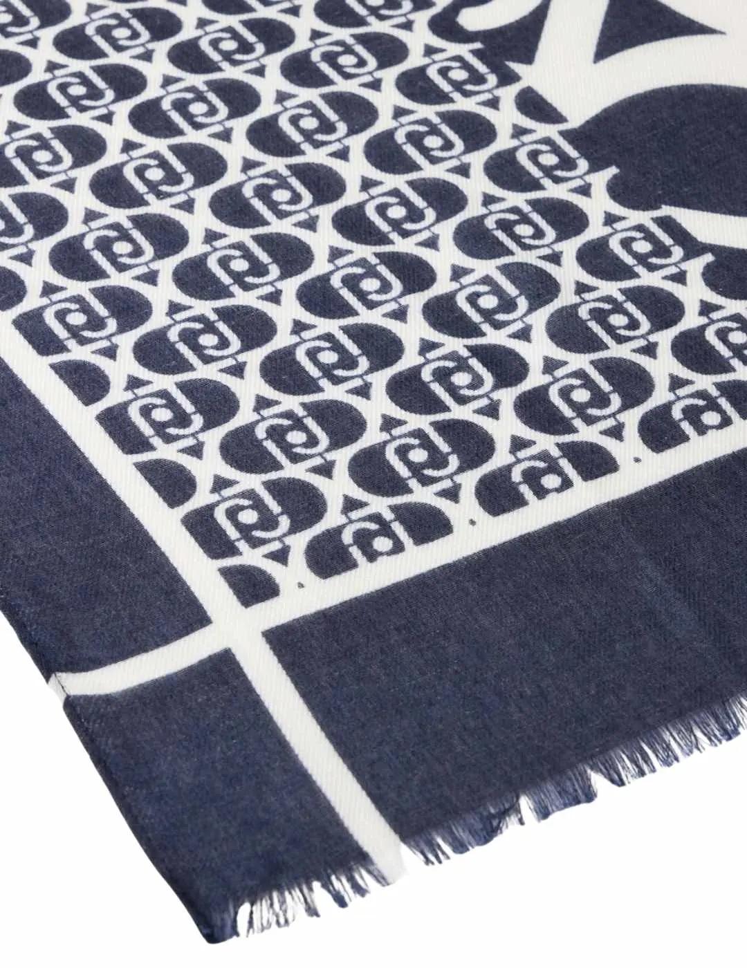 Liujo Pañuelo Azul denim Logo