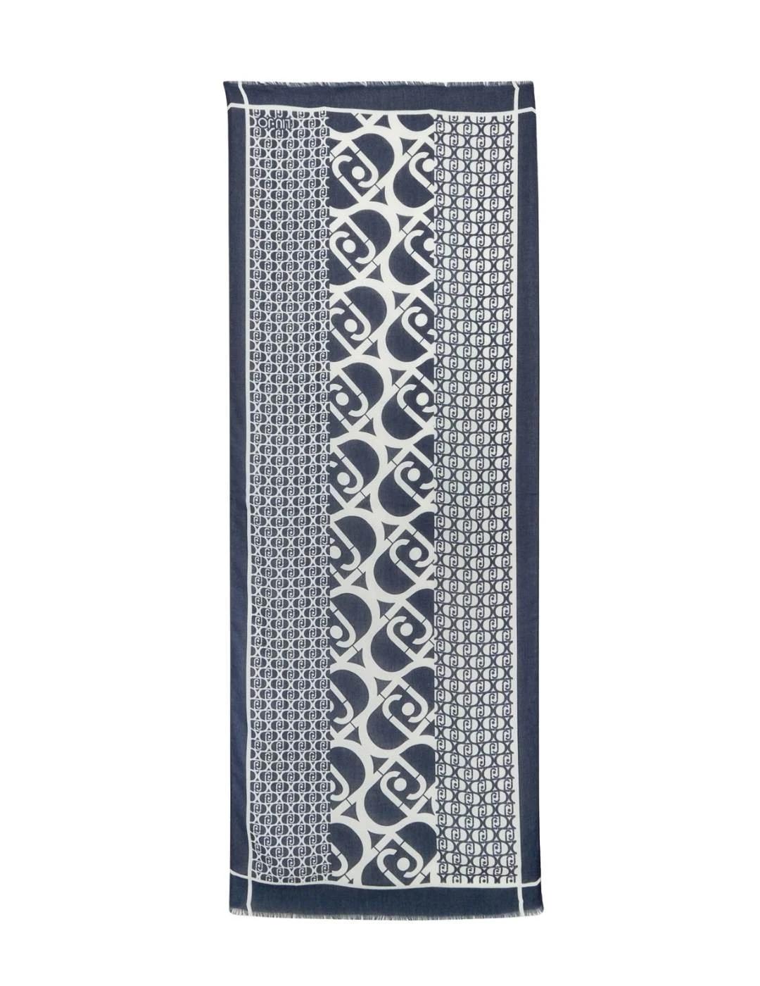 Liujo Pañuelo Azul denim Logo