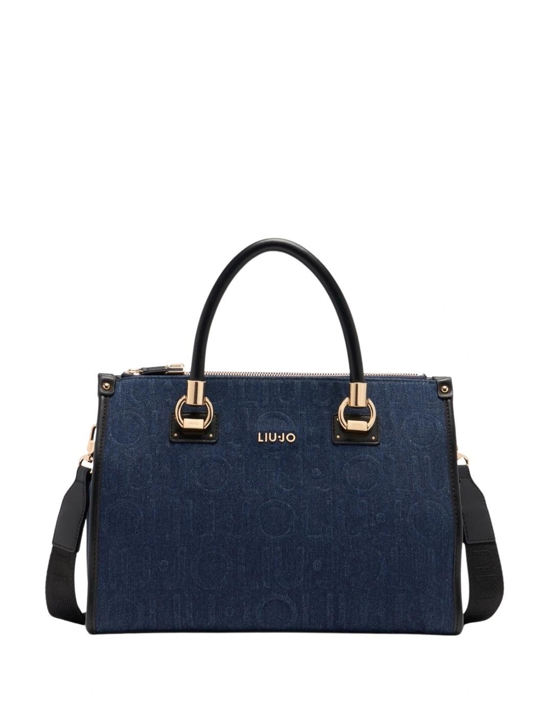Liujo Bolso tote mediano de denim