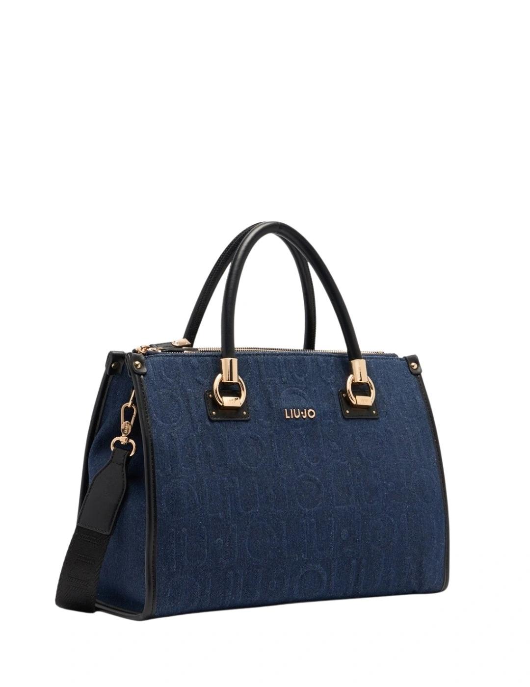 Liujo Bolso tote mediano de denim