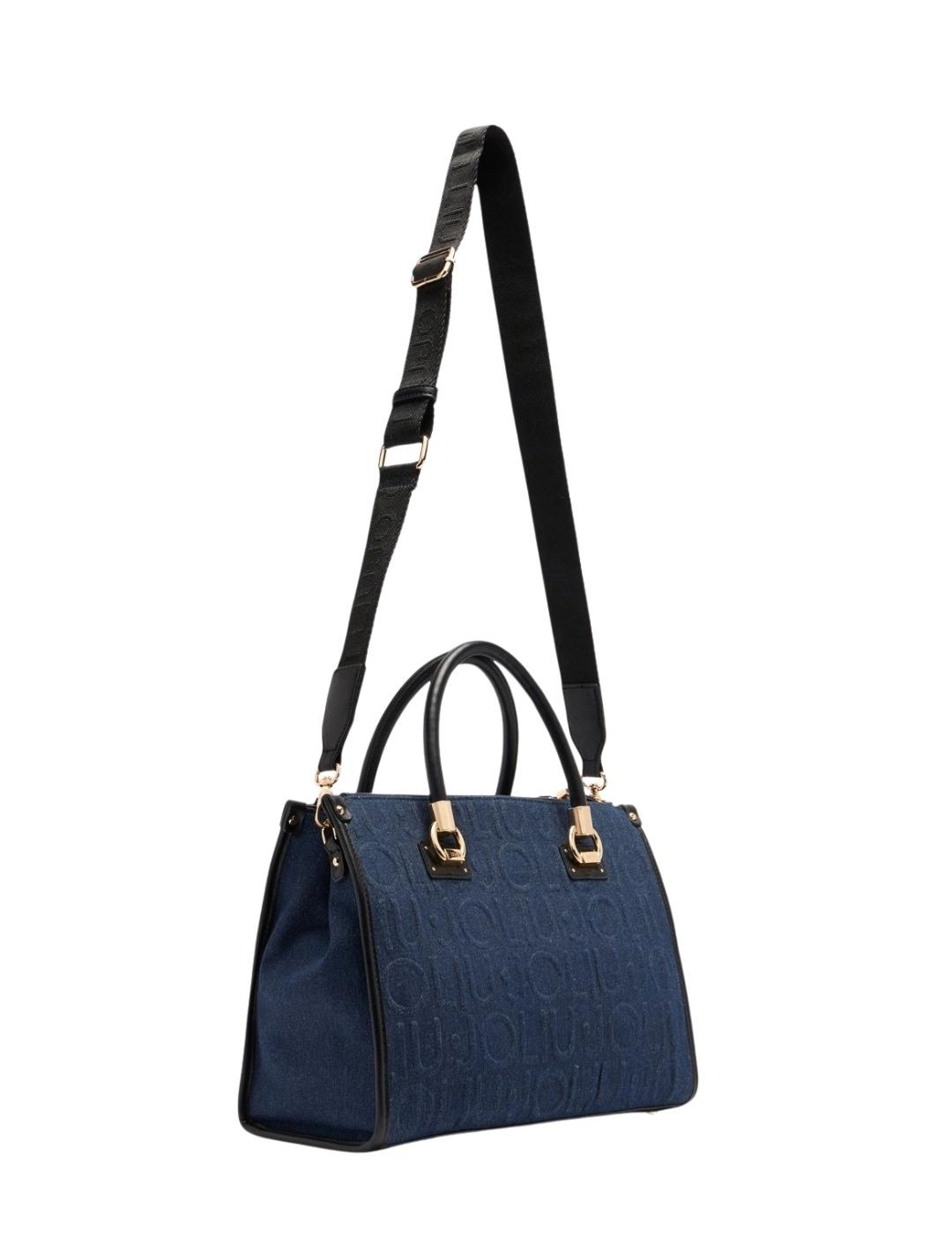 Liujo Bolso tote mediano de denim