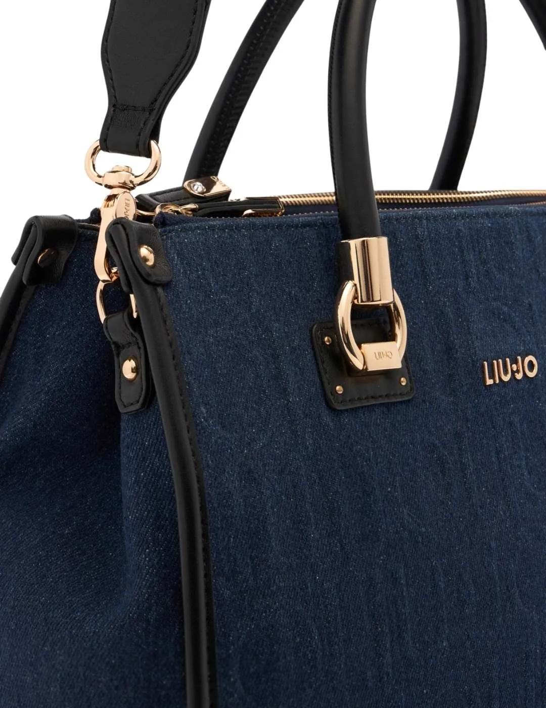 Liujo Bolso tote mediano de denim