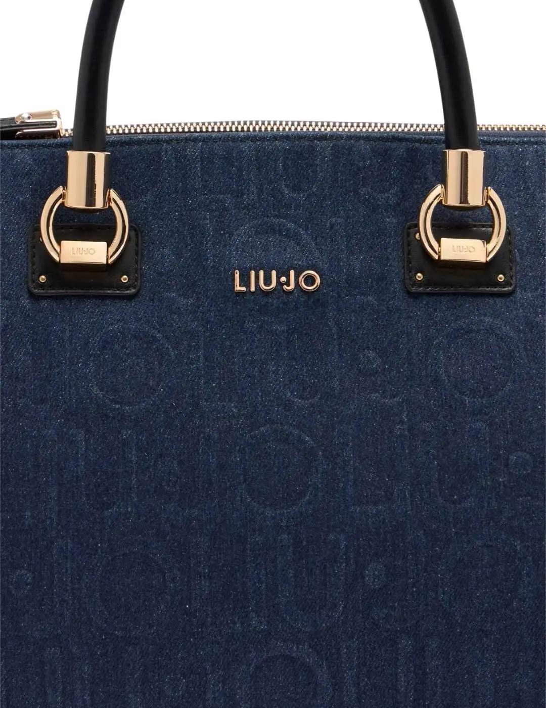 Liujo Bolso tote mediano de denim