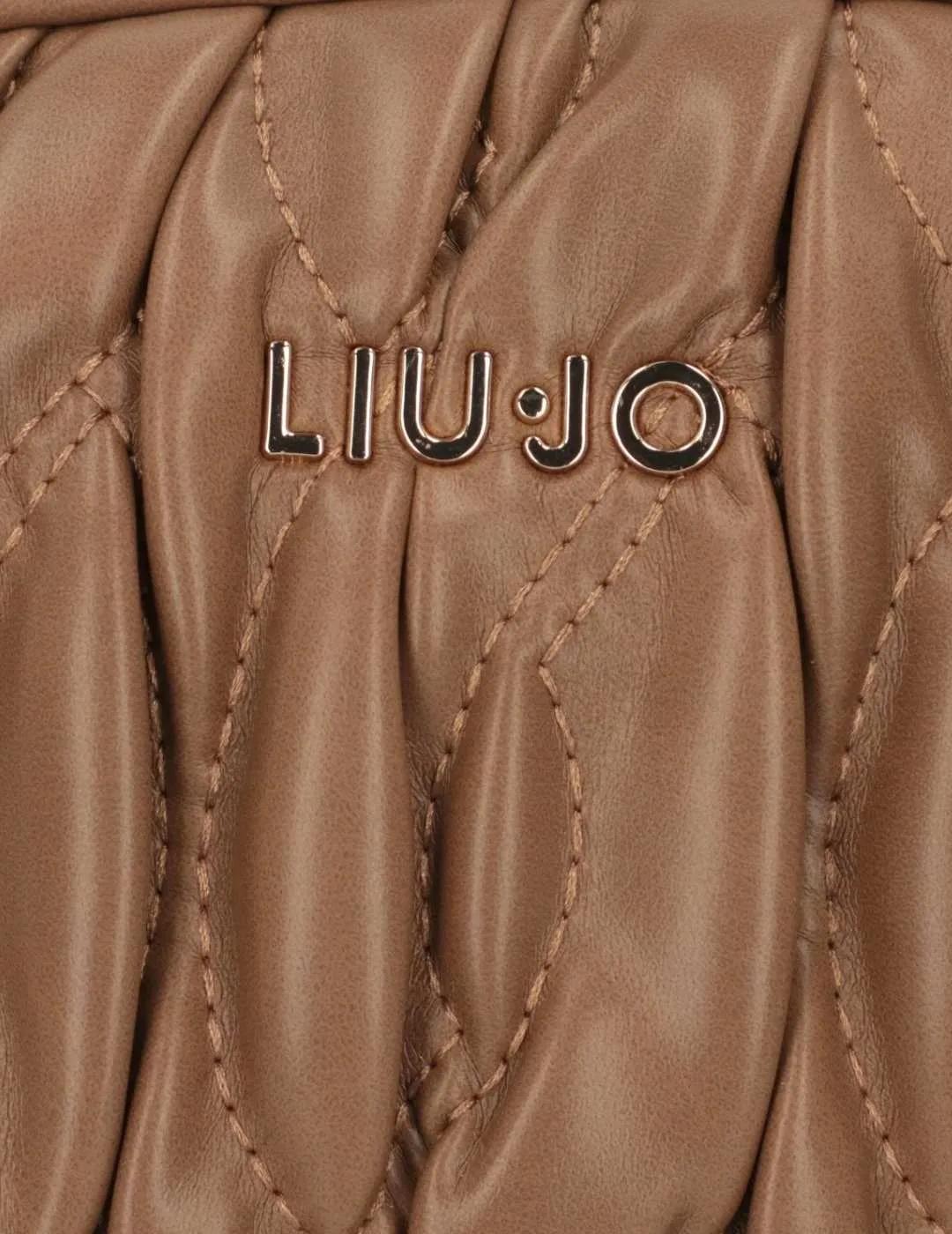 Liujo Bolso Bandolera mediana guateada Marrón