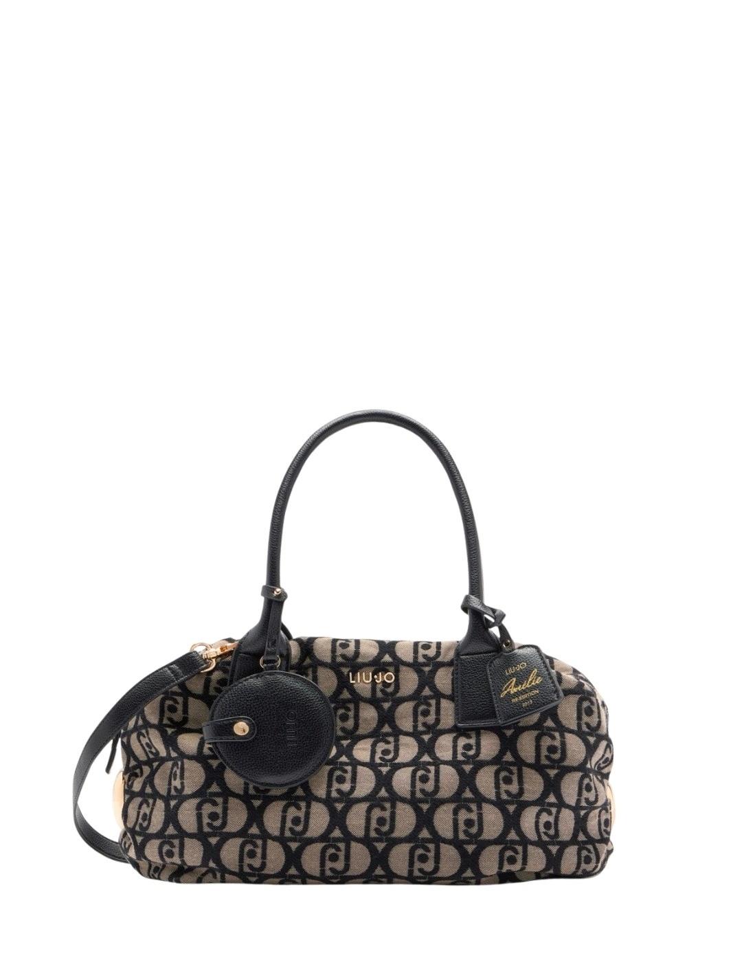 Liujo Bolso grande de jacquard color tabaco