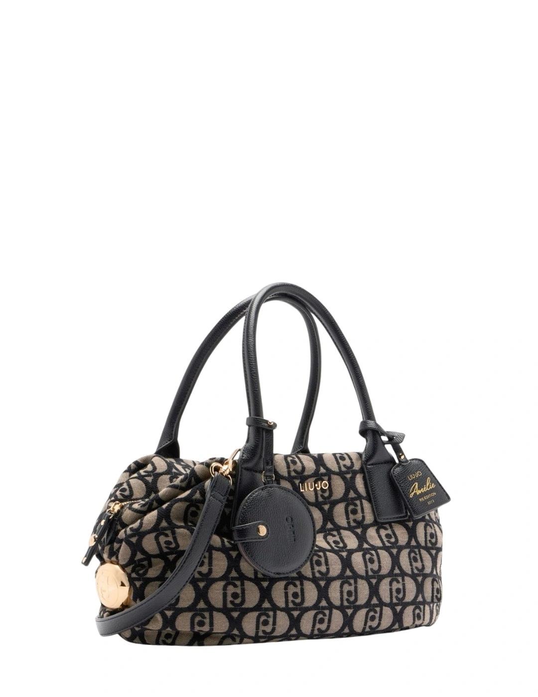 Liujo Bolso grande de jacquard color tabaco