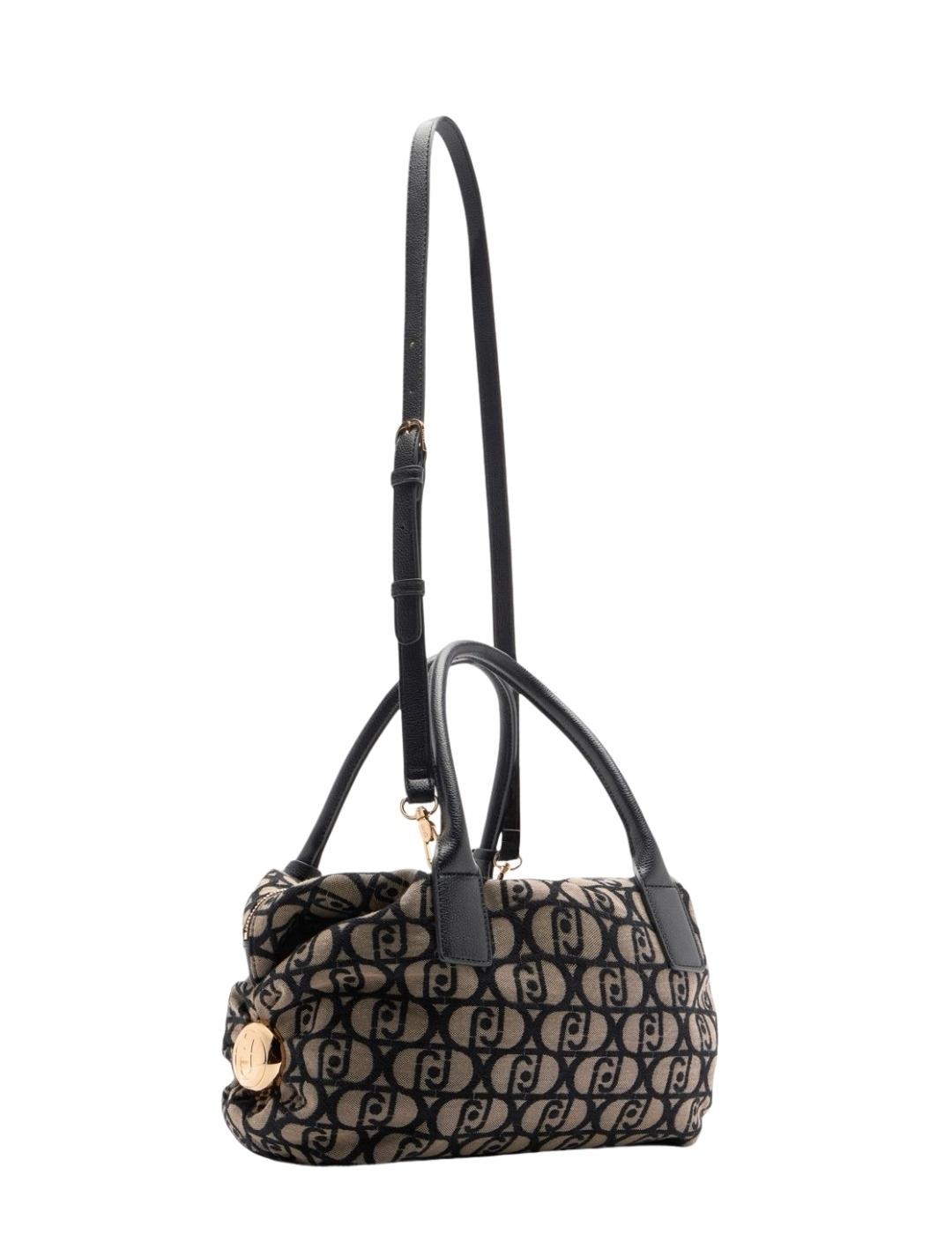 Liujo Bolso grande de jacquard color tabaco