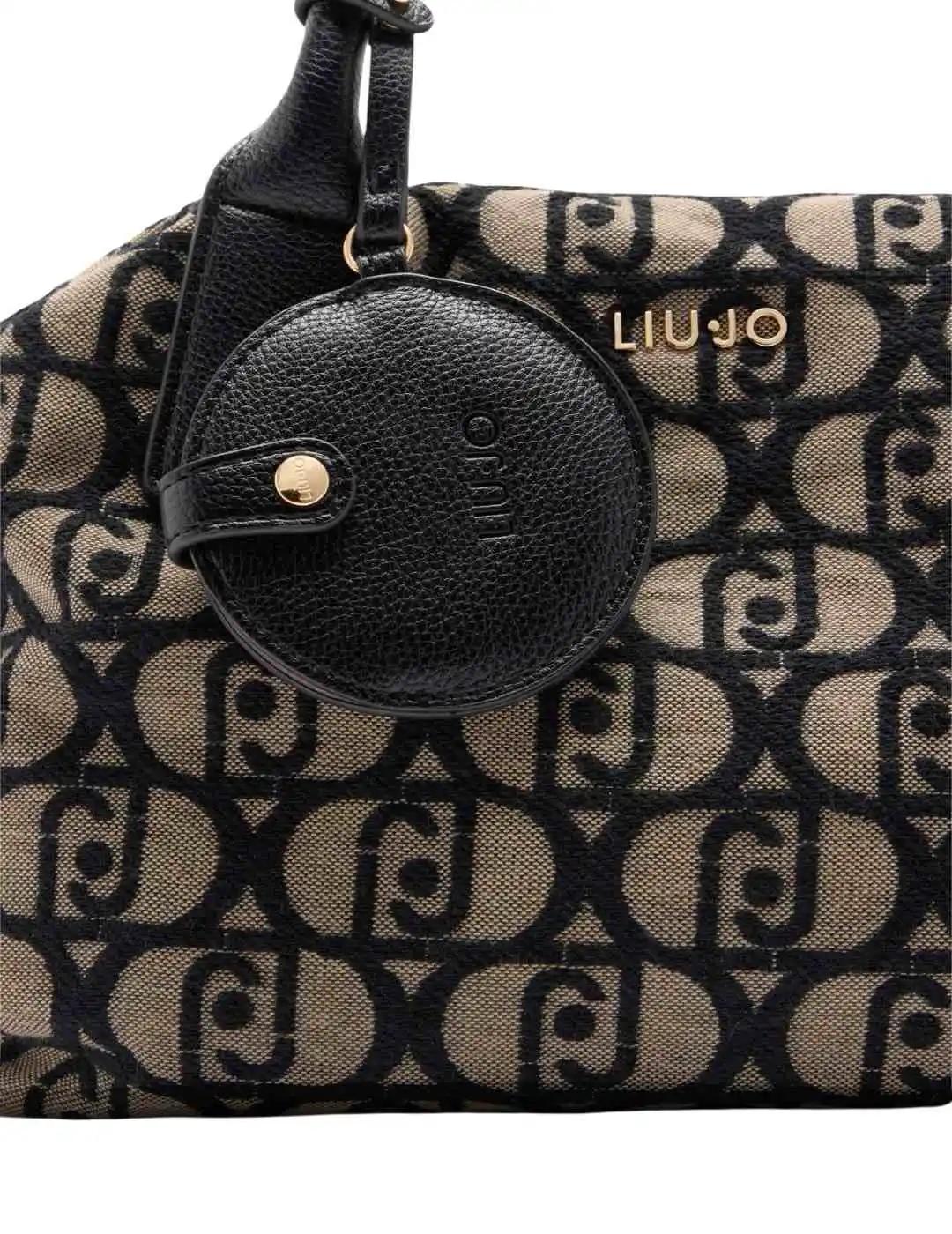 Liujo Bolso grande de jacquard color tabaco