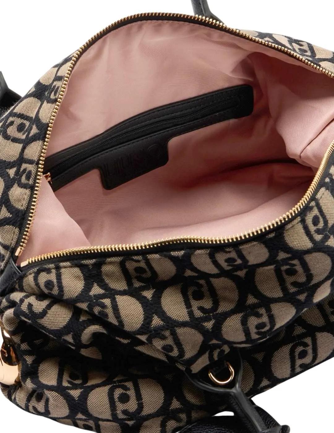 Liujo Bolso grande de jacquard color tabaco