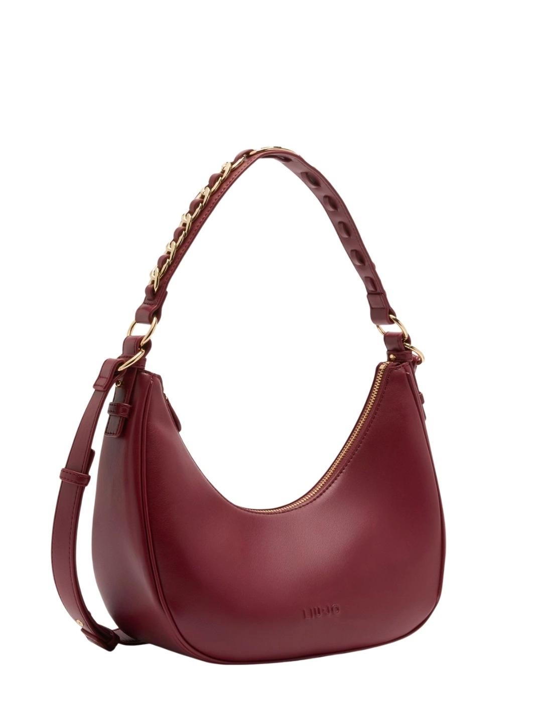 Liujo Bolso de hombro pequeño Granate