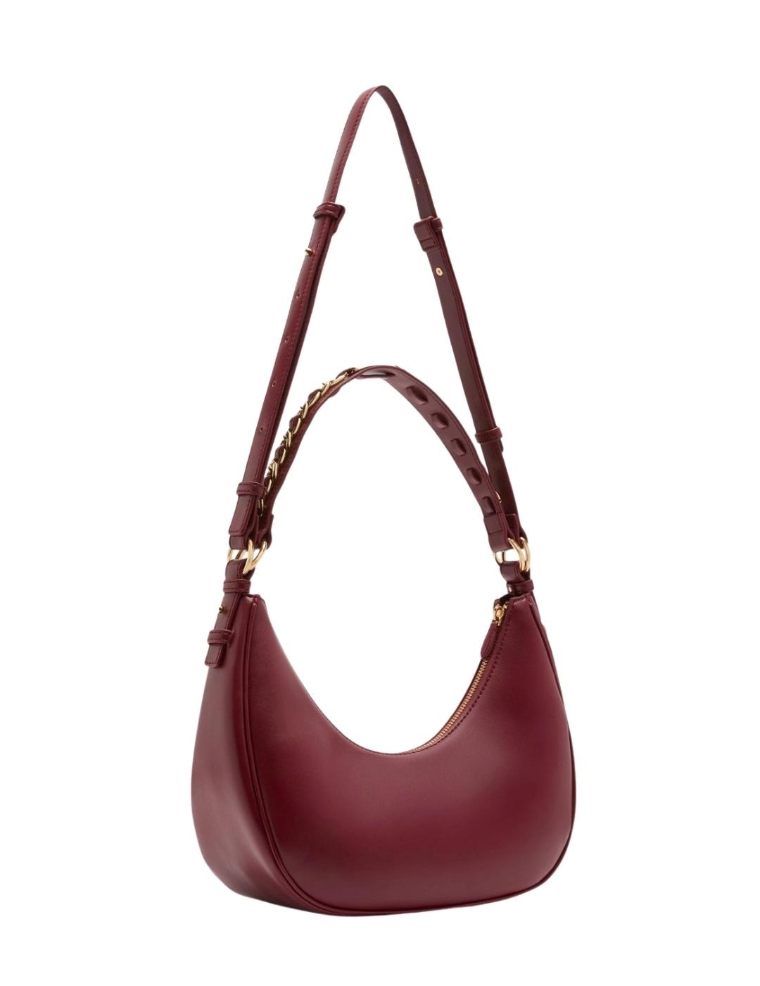 Liujo Bolso de hombro pequeño Granate