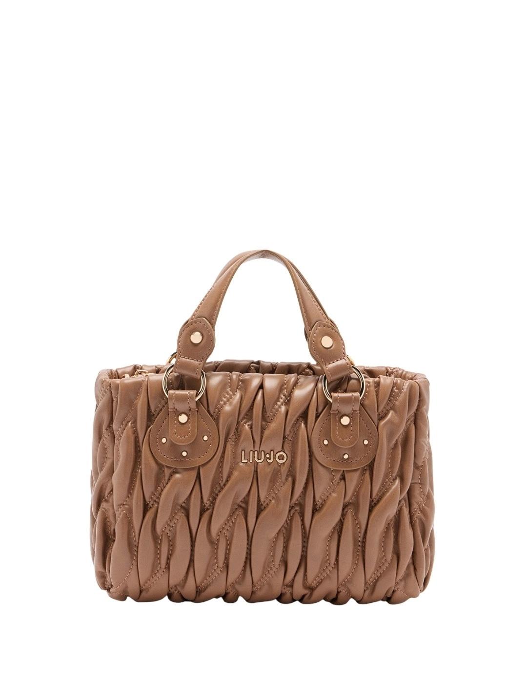 Liujo Bolso de mano guateado Marrón