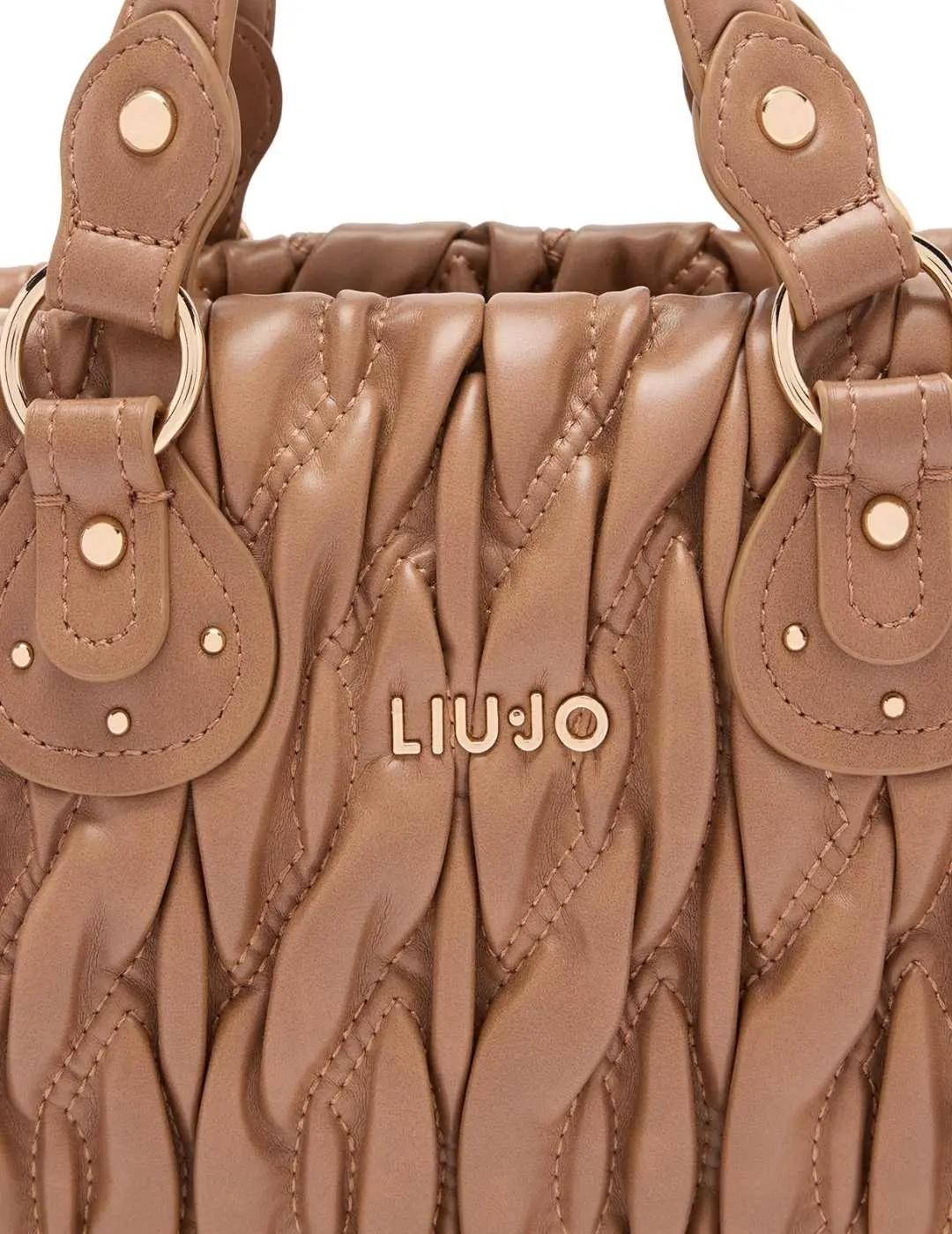 Liujo Bolso de mano guateado Marrón