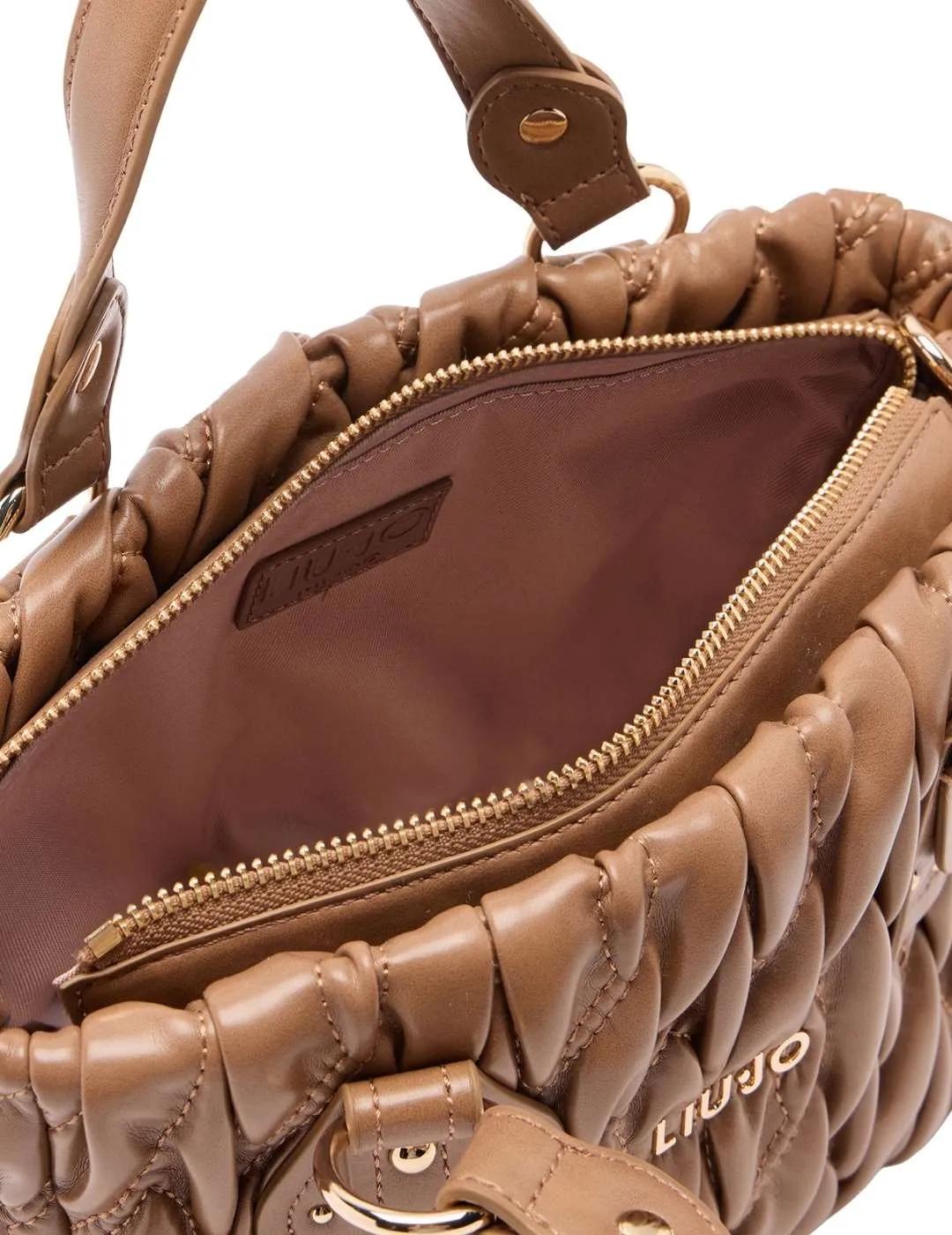 Liujo Bolso de mano guateado Marrón