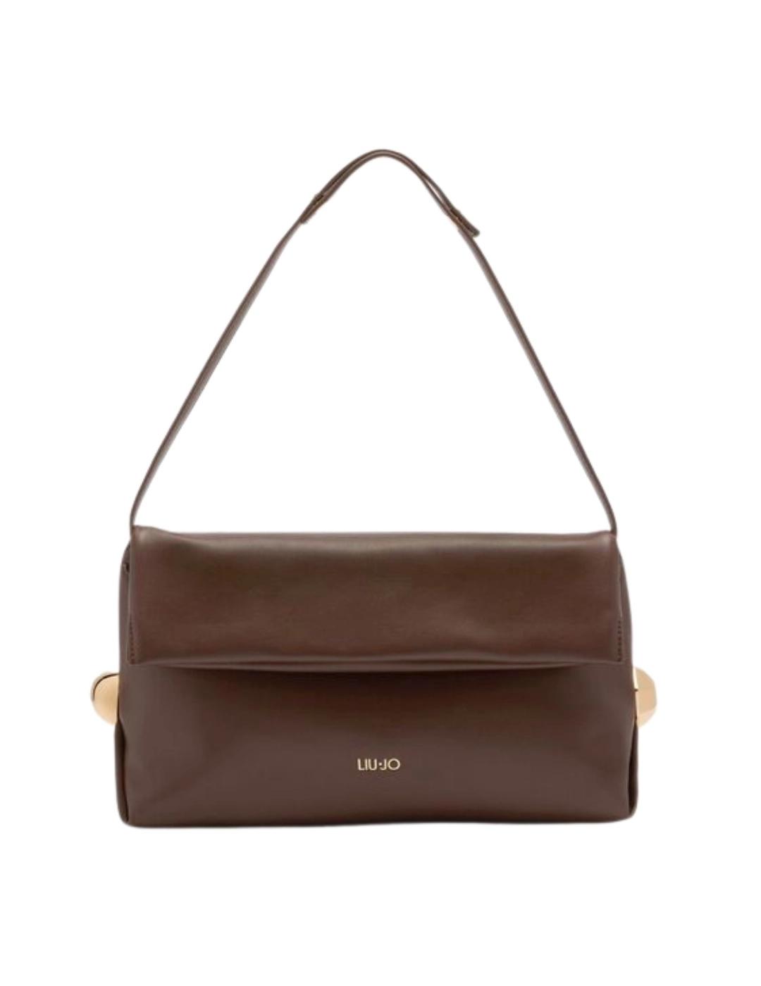 Liujo Bolso Hobo Marrón oscuro