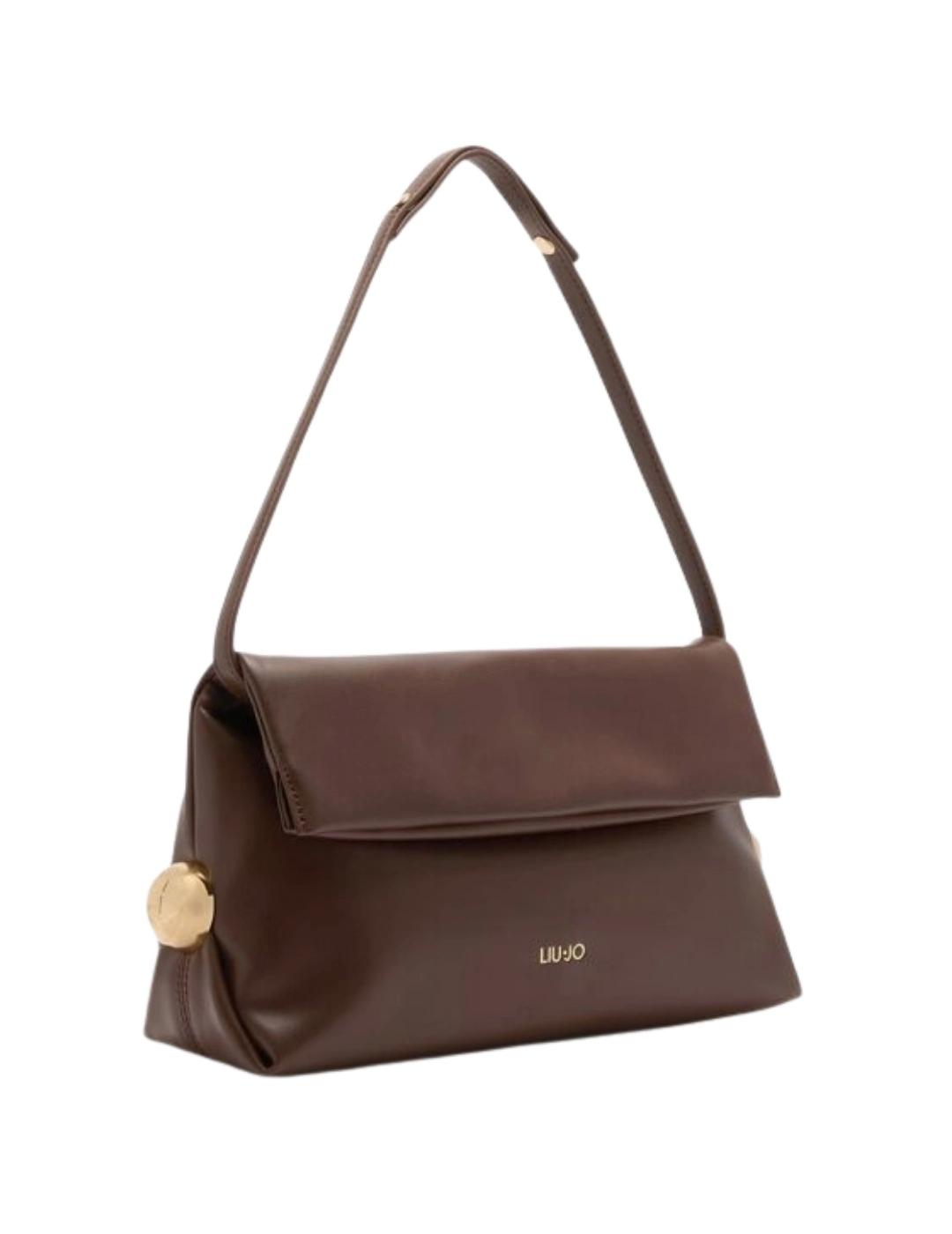 Liujo Bolso Hobo Marrón oscuro