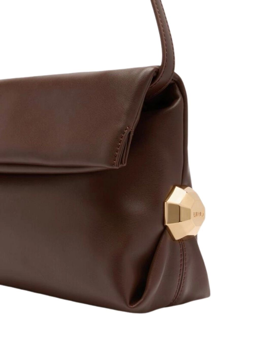 Liujo Bolso Hobo Marrón oscuro