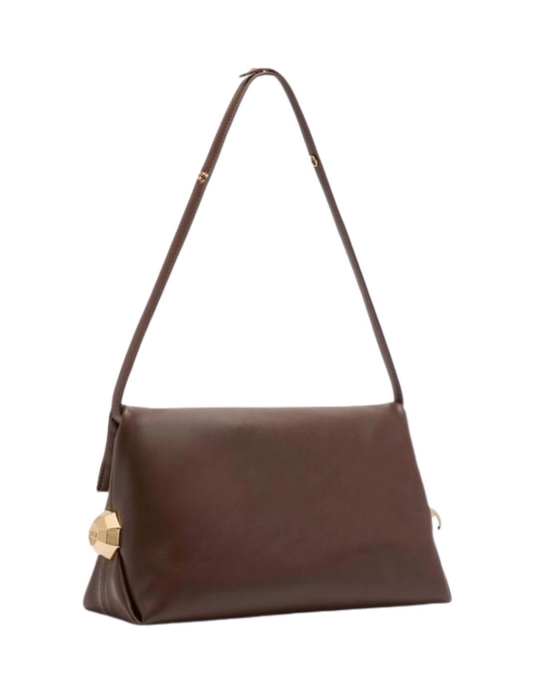 Liujo Bolso Hobo Marrón oscuro