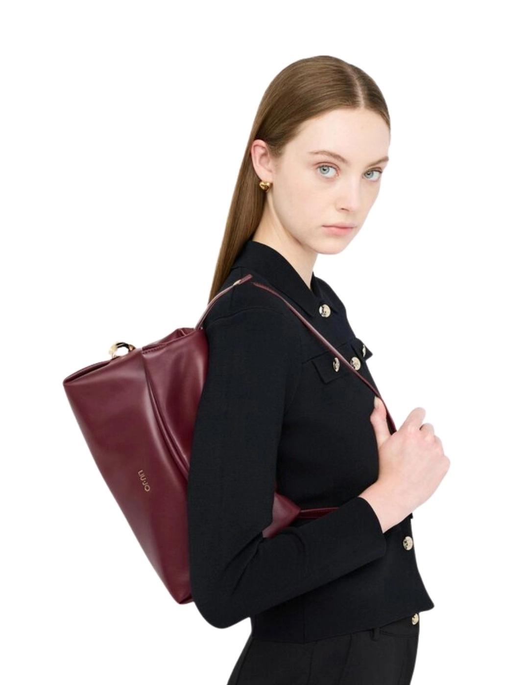 Liujo Bolso Hobo Granate