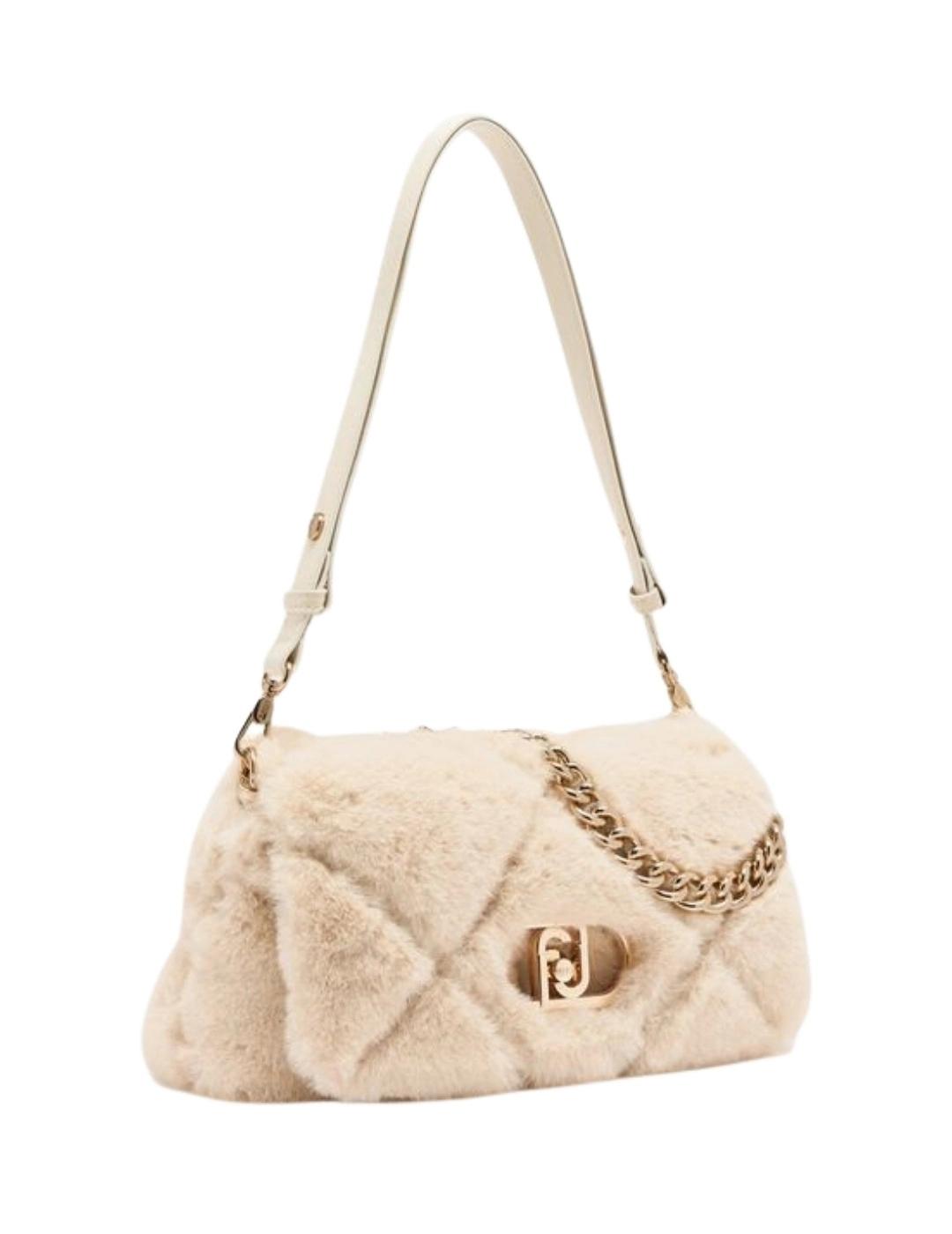 Liujo Bolso Mediano LaPuffy de pelo