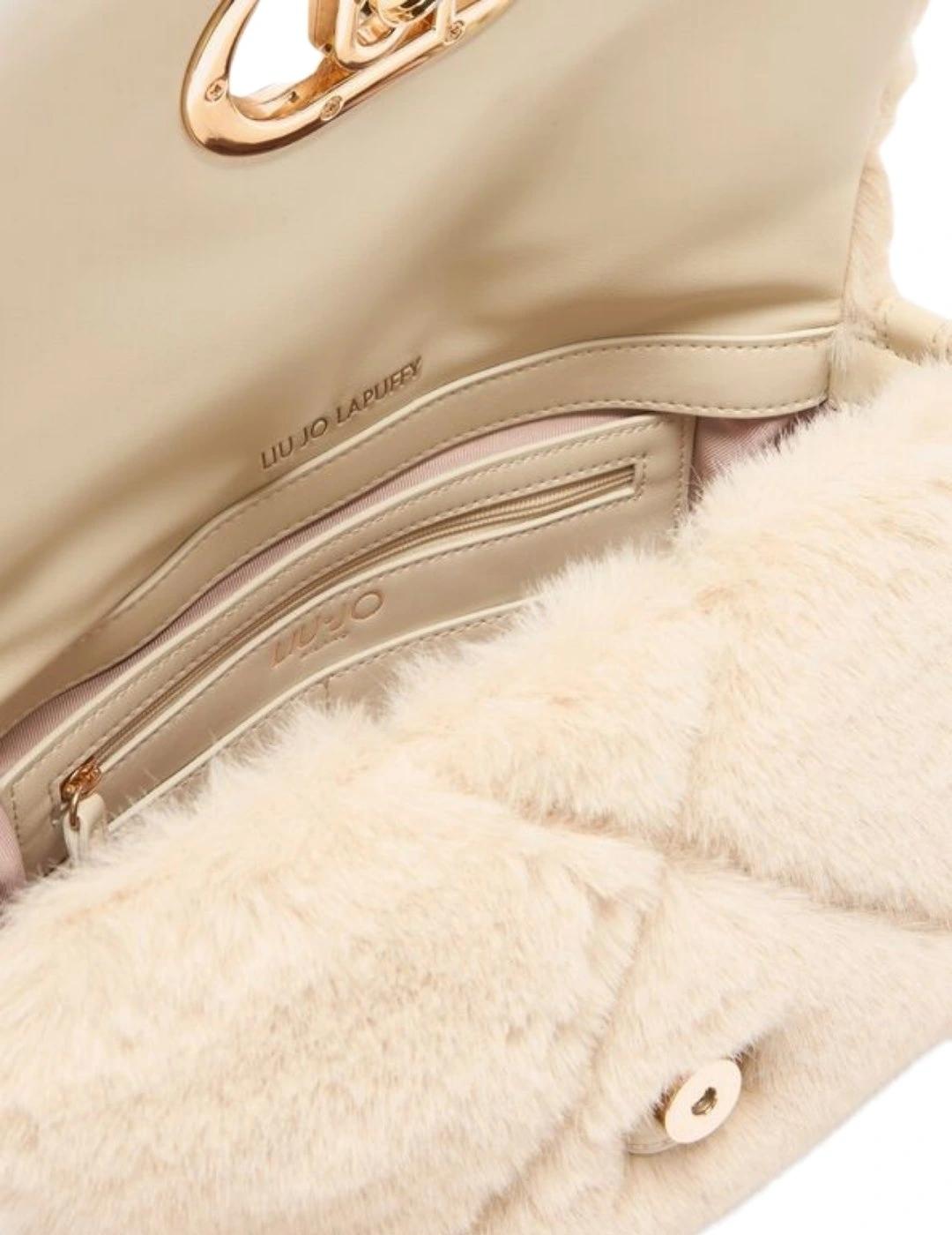 Liujo Bolso Mediano LaPuffy de pelo