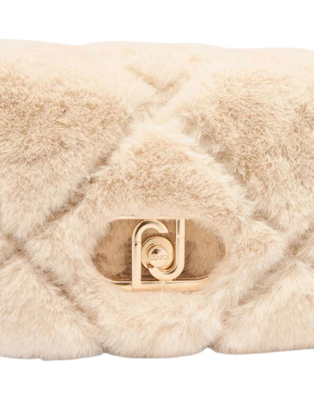 Liujo Bolso Mediano LaPuffy de pelo