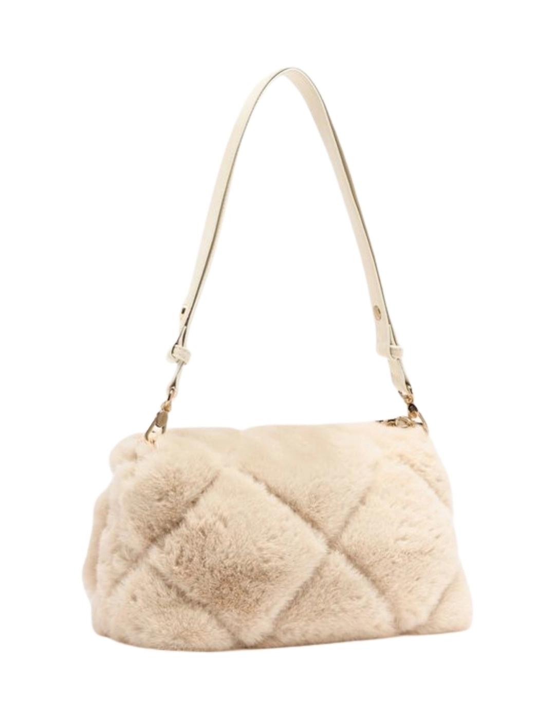 Liujo Bolso Mediano LaPuffy de pelo