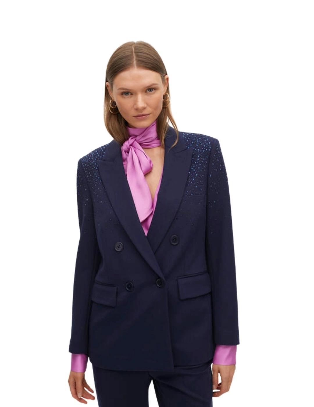 Lola Casademunt Americana De Punto Detalle Strass